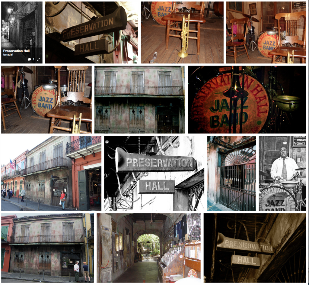 Photos of Preservation Hall