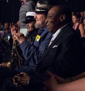 Fats Domino, Dr. John, and Dave Bartholomew at the premiere of the film.