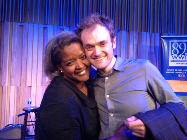 Chris Thile and Gwen Thompkins at the George and Joyce Wein Jazz & Heritage Center